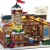 Lemax north pole mail room bewegend kersthuisje Santa's Wonderland 2021