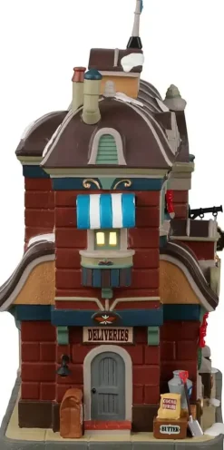 Lemax olde time fudge shop verlicht kersthuisje Caddington Village 2022