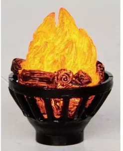 Lemax outdoor fire pit verlichte kerstdorp accessoire 2013