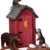 Lemax outhouse marauders kerstdorp accessoire Vail Village 2012