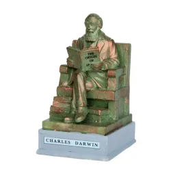 Lemax park statue – charles darwin kerstdorp accessoire 2016