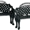 Lemax patio bench s/2 kerstdorp accessoire 2003