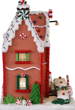 Lemax peppermint house verlicht kersthuisje Sugar 'N' Spice 2022