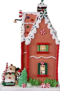 Lemax peppermint house verlicht kersthuisje Sugar 'N' Spice 2022