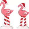Lemax pink flamingos s/2 kerstdorp accessoire Sugar 'N' Spice 2017
