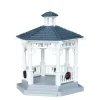 Lemax plastic gazebo with decorations kerstdorp tafereel 2010
