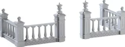 Lemax plaza fence s/4 kerstdorp accessoire 2017