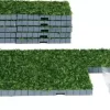 Lemax plaza system (grass, square) 16 pcs kerstdorp accessoire 2016