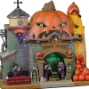 Lemax poison pumpkin potpourri huisje Spooky Town met rook effecten 2022