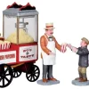 Lemax popcorn seller s/4 kerstdorp figuur type 5 Caddington Village 2010