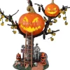 Lemax pumpkin tree house verlicht tafereel Spooky Town 2021