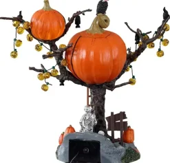Lemax pumpkin tree house verlicht tafereel Spooky Town 2021