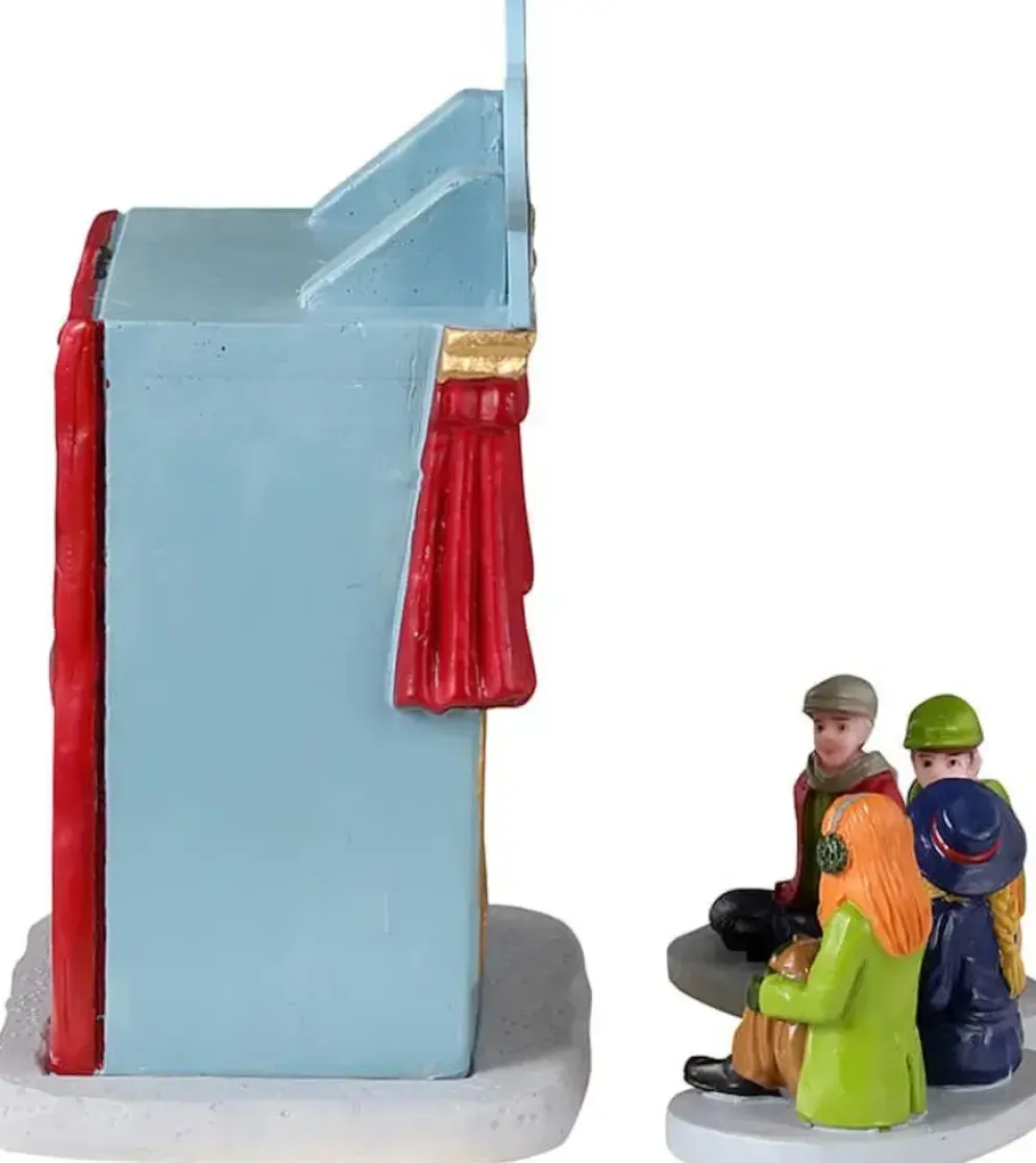 Lemax puppet theatre, set of 3 kerstdorp tafereel Caddington Village 2023