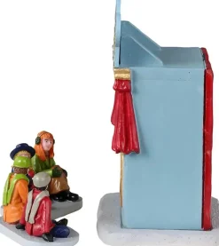 Lemax puppet theatre, set of 3 kerstdorp tafereel Caddington Village 2023