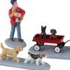 Lemax puppy parade, set of 3 kerstdorp figuur type 5 2023