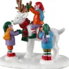 Lemax reindeer snowman kerstdorp tafereel Santa's Wonderland 2023