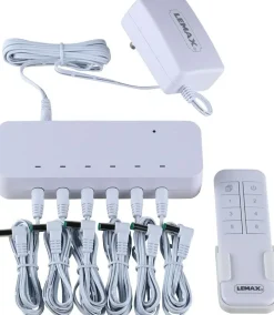 Lemax remote control box, with 4.5v 2000ma adapter 2025