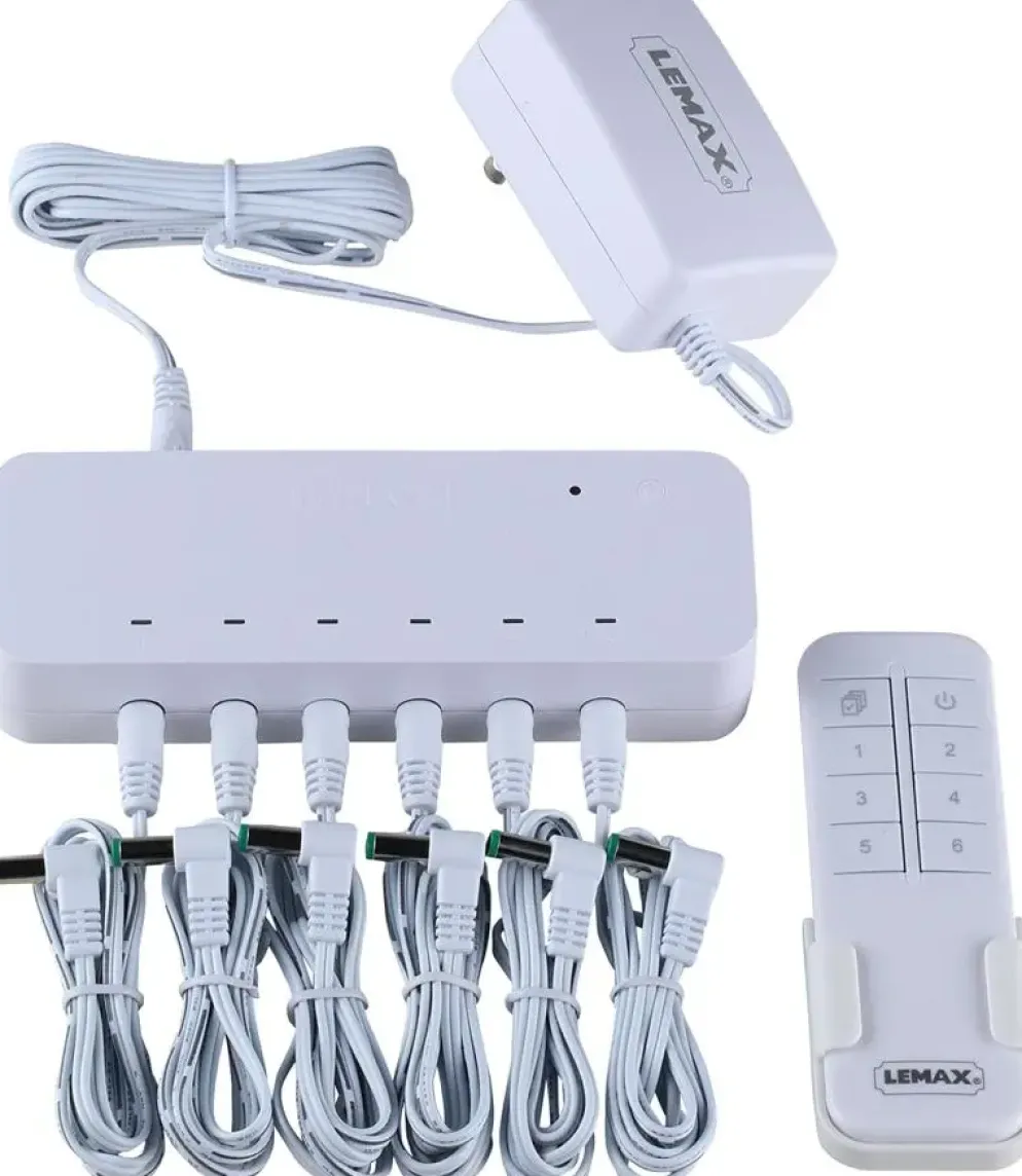 Lemax remote control box, with 4.5v 2000ma adapter 2025