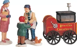 Lemax roasted chestnut stand s/4 kerstdorp figuur type 5 1999