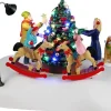 Lemax rockin' around the christmas tree bewegend kerstdorp tafereel Caddington Village 2024