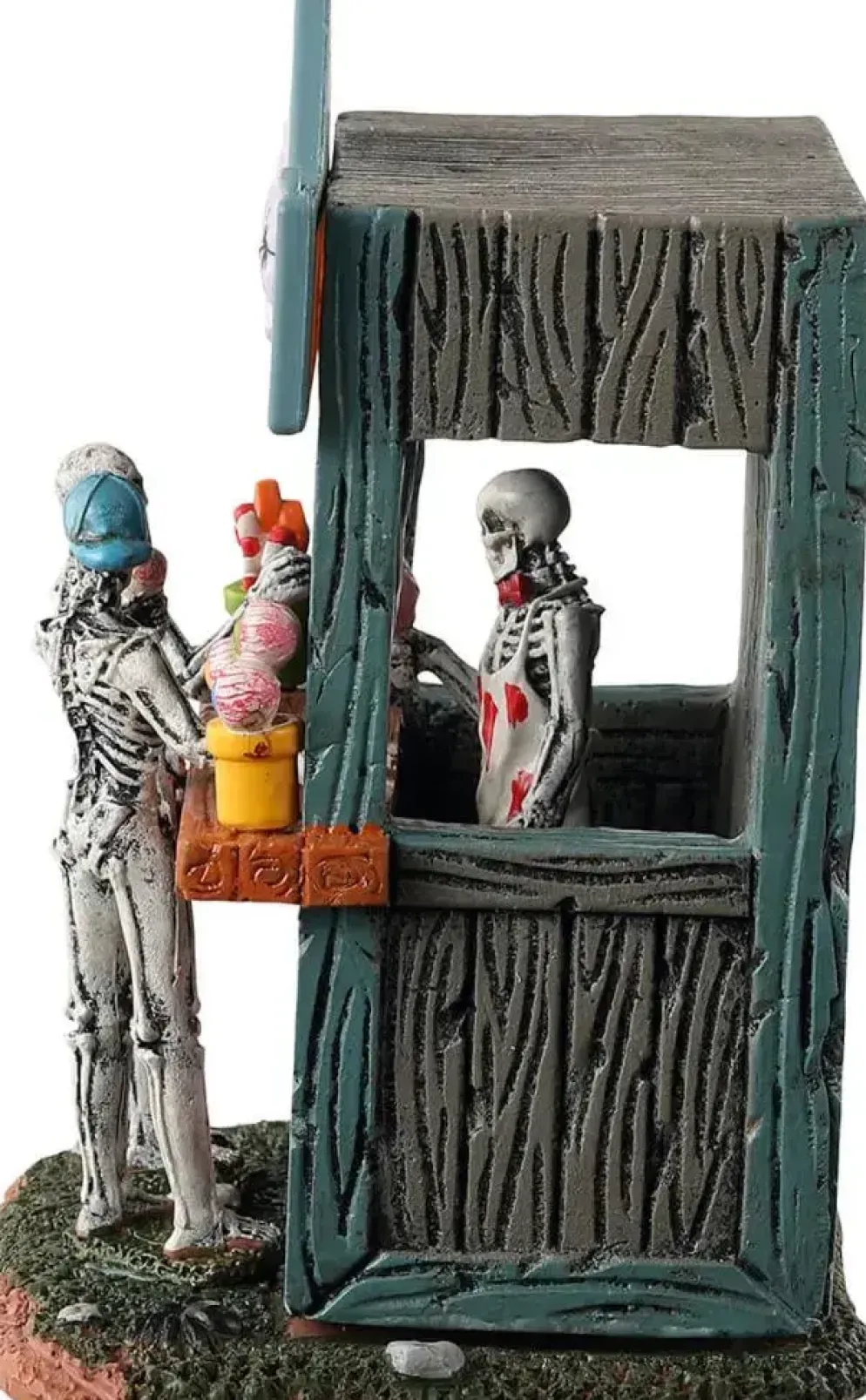 Lemax rotten candy stand tafereel Spooky Town 2023