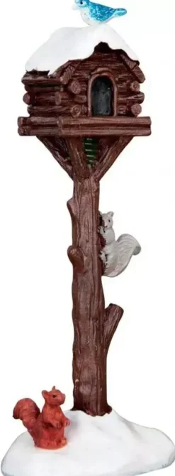 Lemax rustic birdhouse raid kerstdorp accessoire Vail Village 2016
