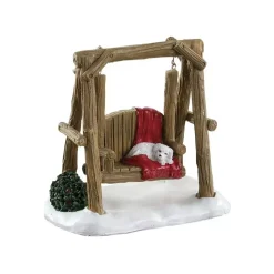Lemax rustic log swing kerstdorp accessoire Vail Village 2018