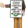 Lemax sandwich board man kerstdorp figuur type 1 Caddington Village 2014