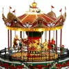 Lemax santa carousel bewegende draaimolen Carnival 2014