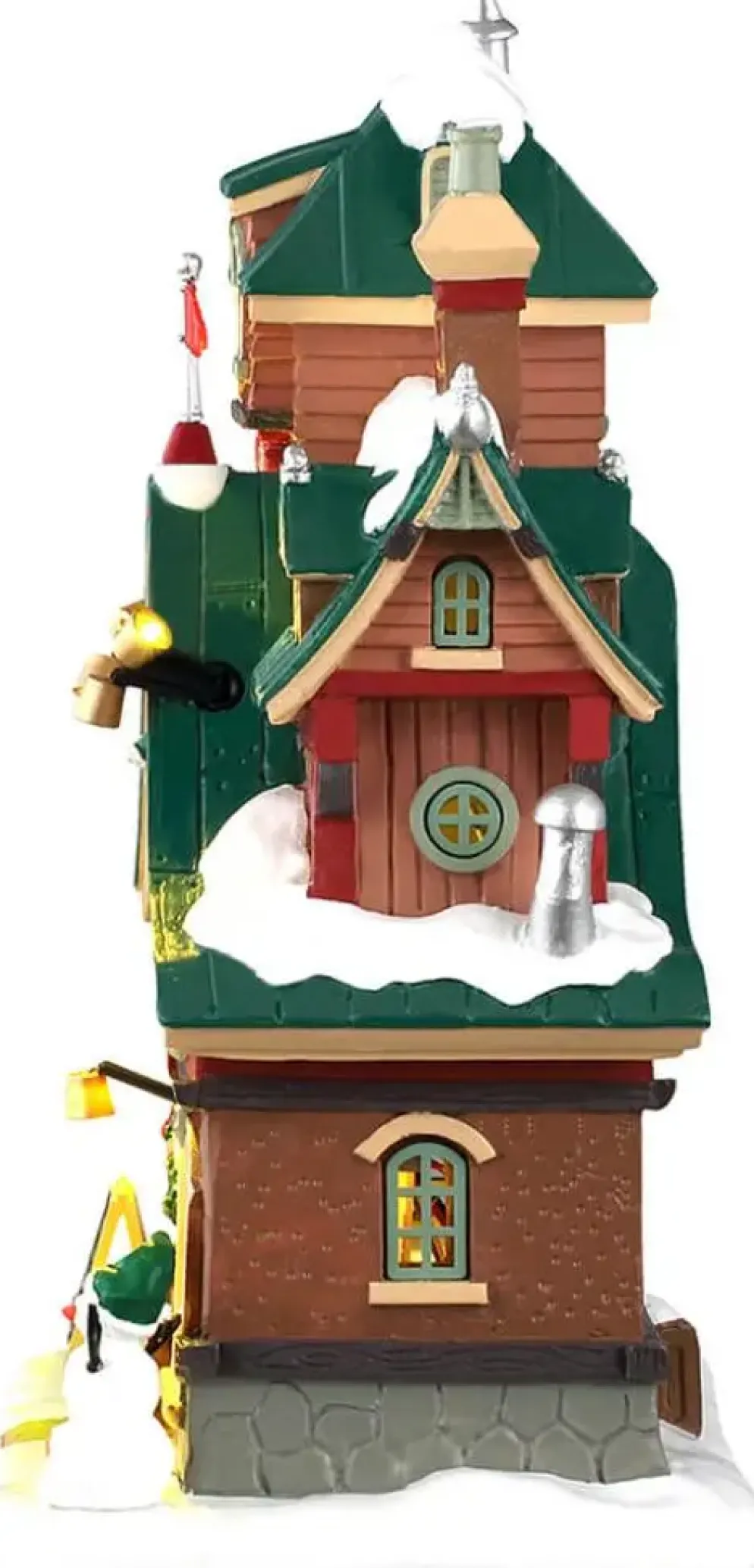 Lemax santa's elf dormitory verlicht kersthuisje Santa's Wonderland 2026