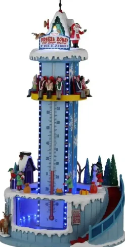 Lemax santa's freeze zone bewegende kermisattractie Carnival 2022