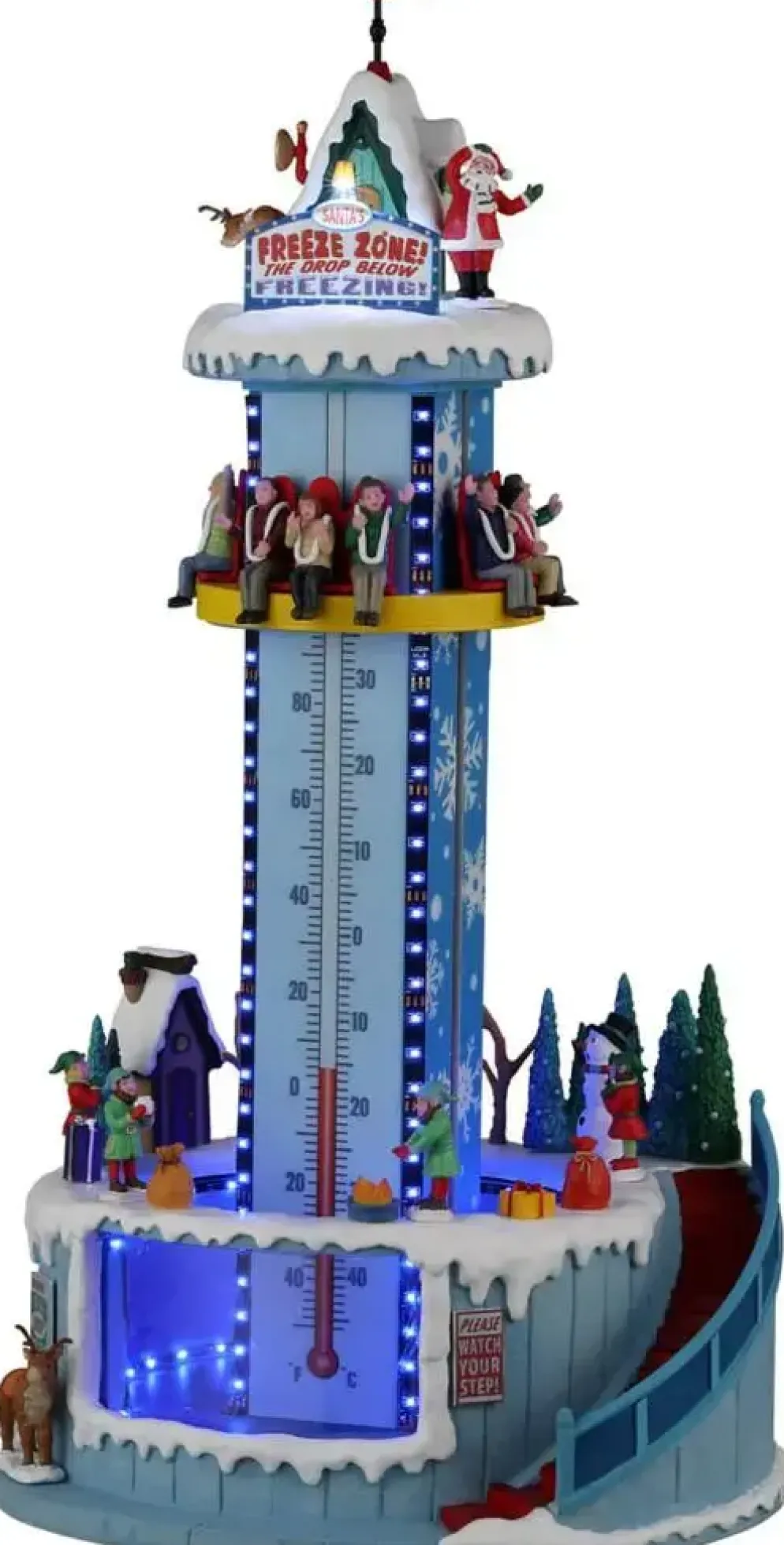 Lemax santa's freeze zone bewegende kermisattractie Carnival 2022