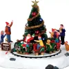 Lemax santa's kiddie train bewegend kerstdorp tafereel 2013