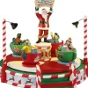 Lemax santa's peppermint teacup spinner bewegend kerstdorp tafereel Carnival 2025