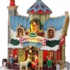 Lemax santa's petting zoo verlicht kersthuisje Santa's Wonderland 2021