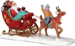 Lemax santa''s sleigh kerstdorp tafereel 2015