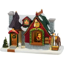 Lemax santa's snack shack verlicht kersthuisje Santa's Wonderland 2024