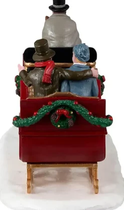 Lemax scenic sleigh ride kerstdorp tafereel Caddington Village 2023