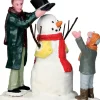 Lemax sharp-dressed snowman s/2 kerstdorp figuur type 4 Caddington Village 2015