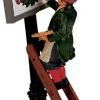 Lemax sign painter kerstdorp figuur type 3 Caddington Village 2001
