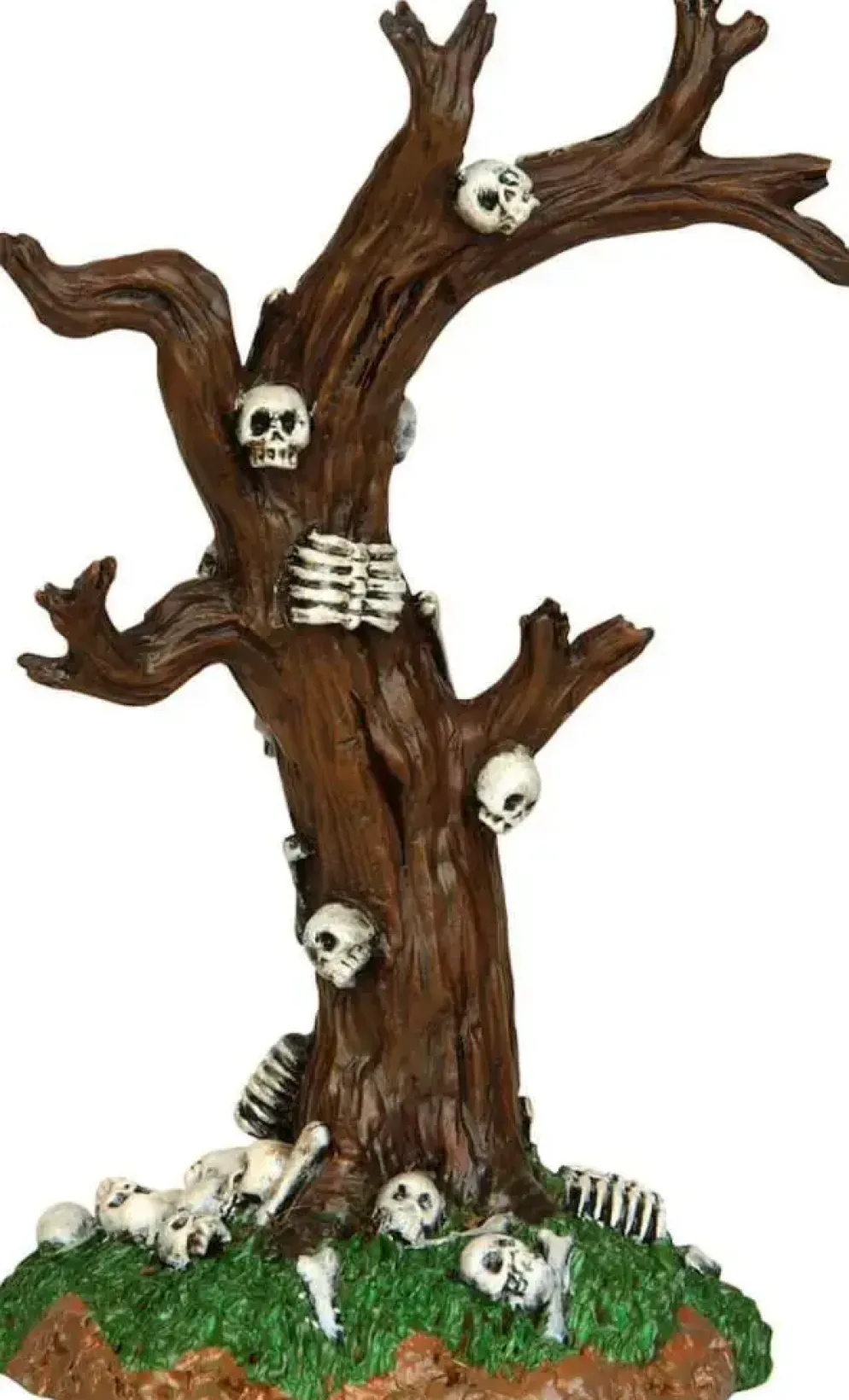 Lemax skeleton tree tafereel Spooky Town 2013