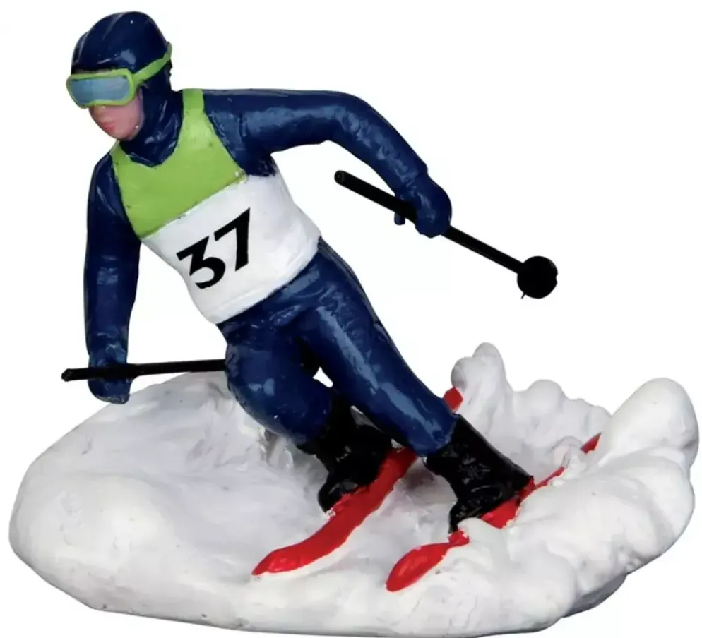 Lemax slalom racer kerstdorp figuur type 2 Vail Village 2013