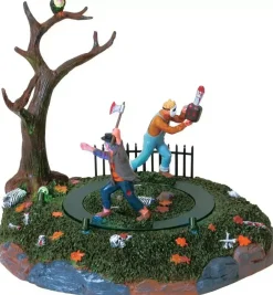 Lemax slasher rivals bewegende tafereel Spooky Town 2008
