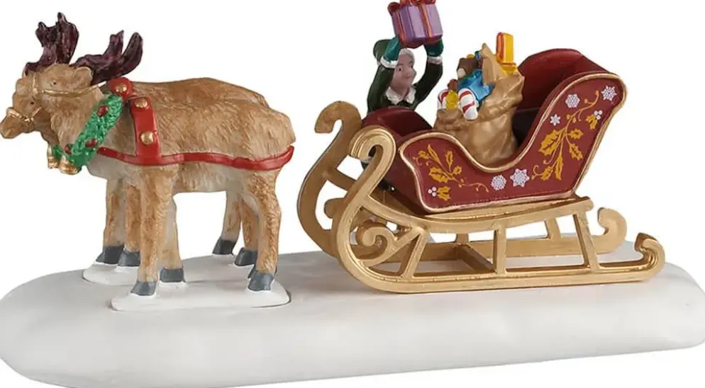 Lemax sled of toys kerstdorp tafereel Santa's Wonderland 2026