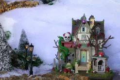 Lemax slithering gardens verlicht huisje Spooky Town 2024