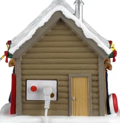 Lemax slopeside sled rental verlicht kersthuisje Vail Village 2026