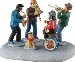 Lemax small jazz band kerstdorp tafereel Caddington Village 2025