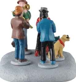 Lemax small jazz band kerstdorp tafereel Caddington Village 2025