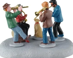 Lemax small jazz band kerstdorp tafereel Caddington Village 2025
