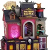 Lemax smoke & mirrors magic shop bewegend huisje Spooky Town 2025